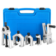 5pcs Ball Joint Separator and Tie Rod End Puller Set, HeavyDuty Front End Service Tool Kit Blue
