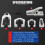 5pcs Ball Joint Separator and Tie Rod End Puller Set, HeavyDuty Front End Service Tool Kit Blue 2