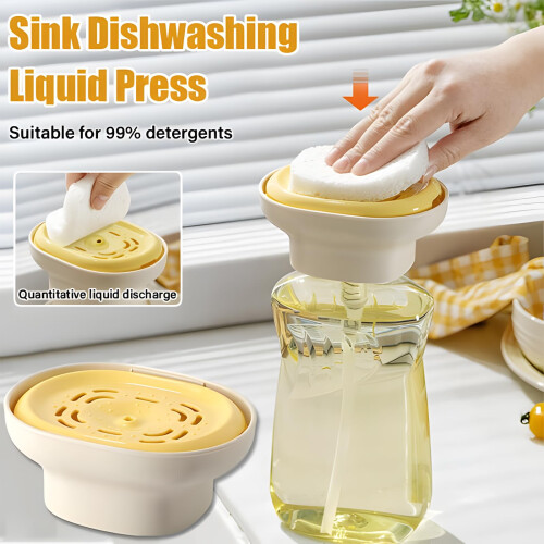 Laundry Detergent Dispenser with Reusable Liquid Soap Pump, Broad Compatibility, Easy Installation (#02) 1