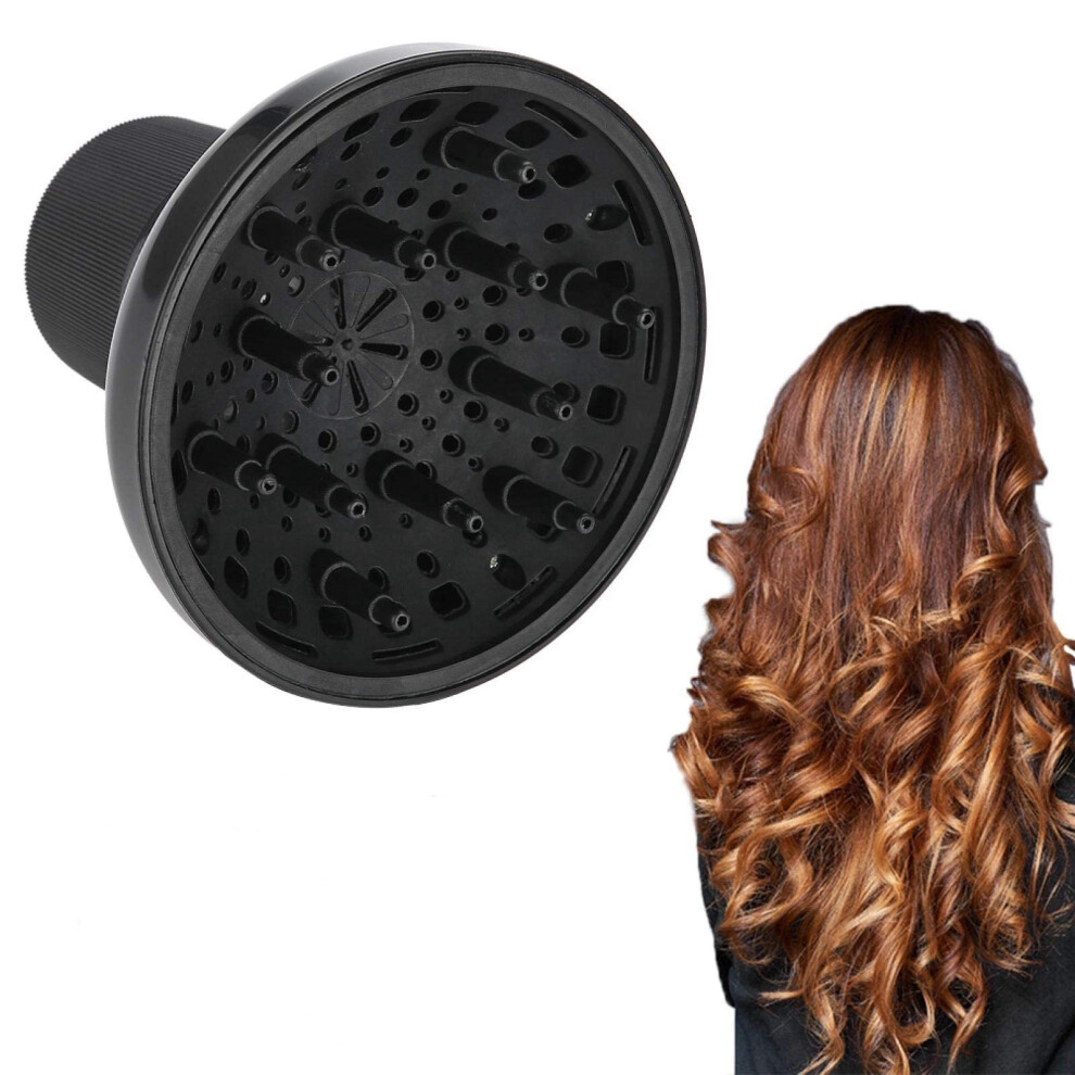Universal Hair Dryer Diffuser Attachment for Curly Hair with Frizz Control and Volume Boost Design