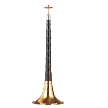 Professional Ebony Suona B Flat Chinese Folk Woodwind Instrument with Accurate Tuning and Smooth Grip