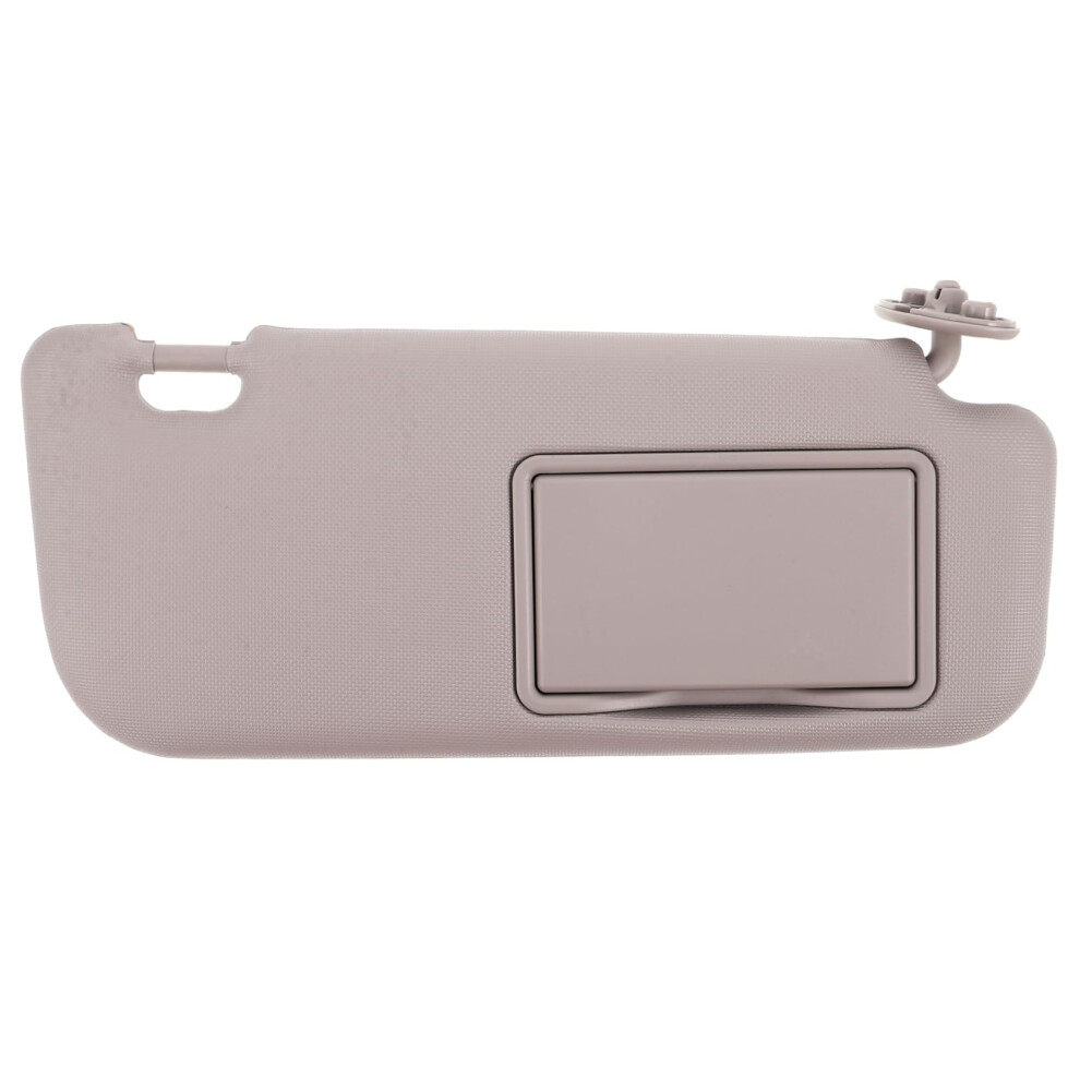 Car Sun Visor With Builtin Makeup Mirror Passenger Side Pvc Easy Install Replacement Grey 9070919831928
