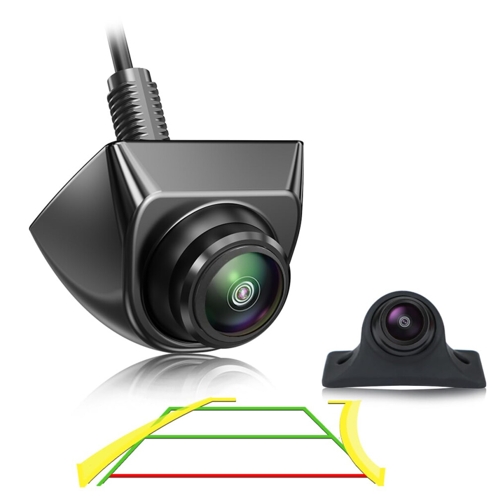 Ahd 1080P Car Backup Camera With Dynamic Trajectory, 170 Fisheye Lens, Ip68 Night Vision 9070919832178
