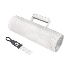 Guiro Percussion Instrument 12 Inch with Handle for Latin Merengue Raspy Sound and Ergonomic Grip