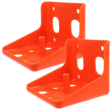 4Stk Orange Pe Schaf Salzleckenhalter Robust Futterbox Salzsteinhalter