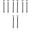 8Stk Bahnsignal Lampe Modell Schwarzes ABS Und 5