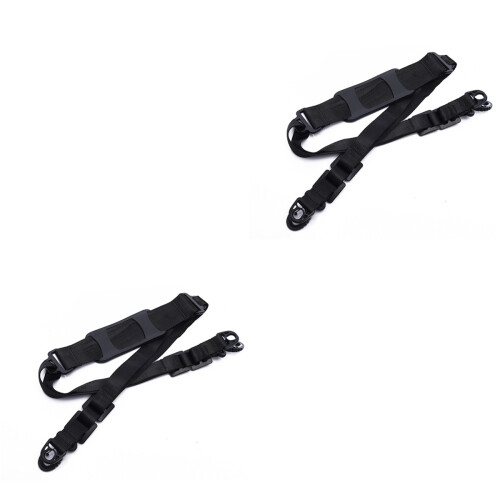 2Stk Schwarze Nylon Tragegurte Für E-Scooter Und Skateboard 2