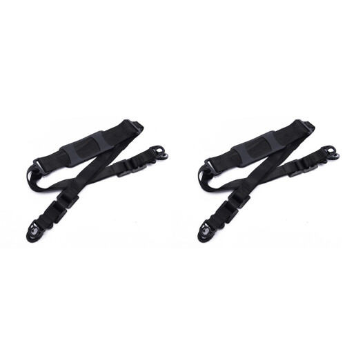 2Stk Schwarze Nylon Tragegurte Für E-Scooter Und Skateboard 1