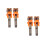 4Pcs Black Plastic Lollipop Holder Toy Creative Robot Candy Storage 4