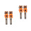 4Pcs Black Plastic Lollipop Holder Toy Creative Robot Candy Storage 5