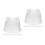 20Pcs White PVC Plastic Hat Supports for Caps Travel Display Use 3