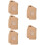 5 Count Scatola Con Trasparente Schmuck Geschenkverpackung 11