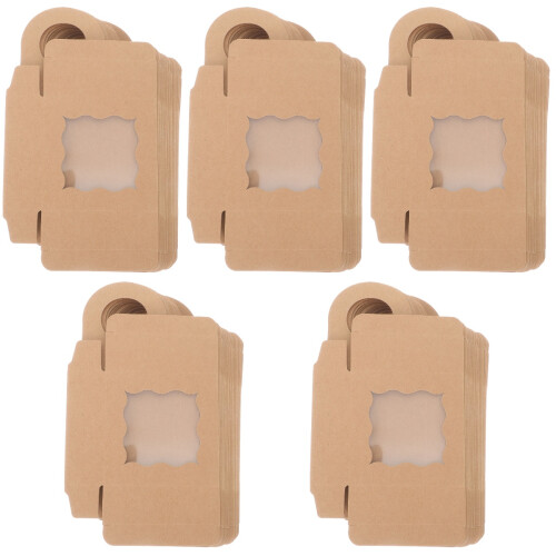 5 Count Scatola Con Trasparente Schmuck Geschenkverpackung 2