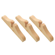 2 Pieces Room Clips Divider Wooden Stand Stands Office