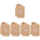 5 Count Scatola Con Trasparente Schmuck Geschenkverpackung 5