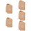 5 Count Scatola Con Trasparente Schmuck Geschenkverpackung 10
