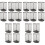 20Pcs Wear-Resistant Black Oxford Mesh Cone Bags with Drawstring 4