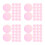 140Pcs Pink Pet Colored Light Sheets Self-Adhesive for DIY Decor 10