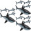 12Pcs PVC Inflatable Shark Pool Float Playthings 8