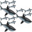12Pcs PVC Inflatable Shark Pool Float Playthings 9