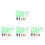 4Sets Bias Tape Makers Assorted Color DIY Fabric Quilting Tools Set 7