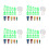 4Sets Bias Tape Makers Assorted Color DIY Fabric Quilting Tools Set 4