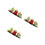 3Sets Mini Snake Figur Resin Auto Schmuck Glücksbeutel Diverse 5