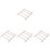 4Pcs Compact Ceramic Burning Stand Multi-Color Kiln Tool for Pottery 4