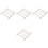 4Pcs Compact Ceramic Burning Stand Multi-Color Kiln Tool for Pottery 5