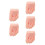 5Pcs Reusable Soft Silicone Nail Practice Foot Model for Acrylic Nails 8