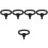 5Pcs Sturdy Black Plastic Cart Push Handles for Wagon and Trolley Use 6