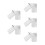 5Pcs White Plastic Hidden Money Storage Container Discreet Home Safe 8