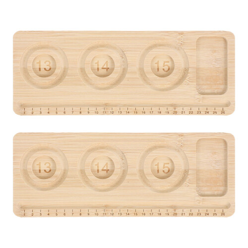 8Pcs Multi-Compartment Wooden Bead Tray for DIY Bracelet Making
