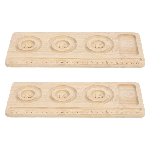 8Pcs Multi-Compartment Wooden Bead Tray for DIY Bracelet Making 2