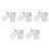 5Pcs White Plastic Hidden Money Storage Container Discreet Home Safe 9