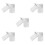 5Pcs White Plastic Hidden Money Storage Container Discreet Home Safe 4