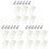 300Pcs White R-Type Cable Clip Wire Holder Easy Mount Cord Organizer 2