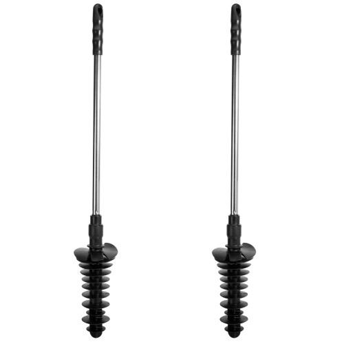 2Pcs Heavy-Duty Closestool Cleaning Accessory Plunger for Home Use 2