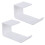 4St Headphone Stand Wit, Onder Bureau Headset Beugel Montage 9