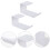 4St Headphone Stand Wit, Onder Bureau Headset Beugel Montage 8