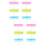 12St Plastic Haarrollers Voor Creatieve Kapsels - Assortie Kleuren 7