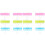 12St Plastic Haarrollers Voor Creatieve Kapsels - Assortie Kleuren 2