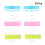 12St Plastic Haarrollers Voor Creatieve Kapsels - Assortie Kleuren 8