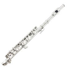 Professional C Key Piccolo Flute Nickel Plated Copper Bright Tone with Ergonomic Keys and Case