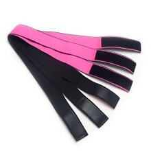 3pcs Hot Pink Adjustable Elastic Wig Band for Lace Frontals, Secure Lace Hold hook and loop Headband