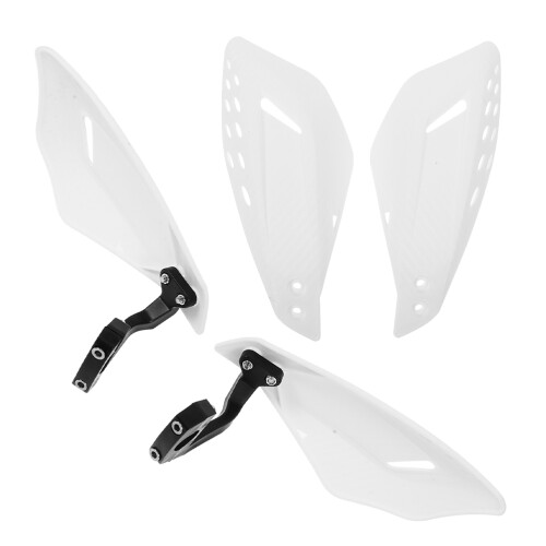 6Paare Weiße Handguards Windschutz Lenker 2