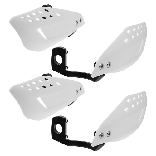 6Paare Weiße Handguards Windschutz Lenker 1