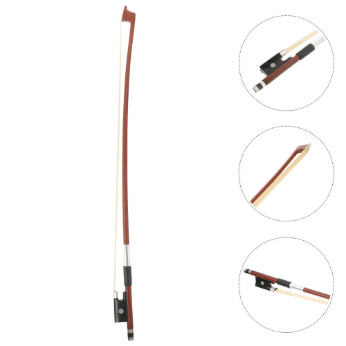 5Stk Violinbogen Aus Holz, Elastisches Pferdehaar, Übungsinstrument 1