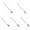 5Stk Violinbogen Aus Holz, Elastisches Pferdehaar, Übungsinstrument 10