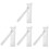 4Pcs Durable Acrylic Singing Bowl Mallet Bowl Accessory 4